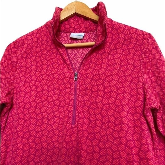 Columbia medium fleece 3/4 zip pullover jacket - Picture 2 of 6
